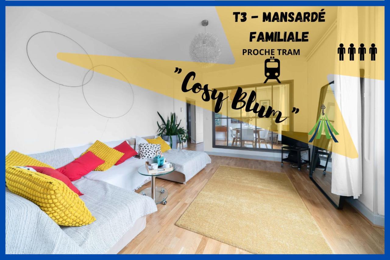 ⟬Cosy Blum 63⟭ Charmant Et Accueillant ⁕Mansarde⁕ Клермон-Феран Екстериор снимка